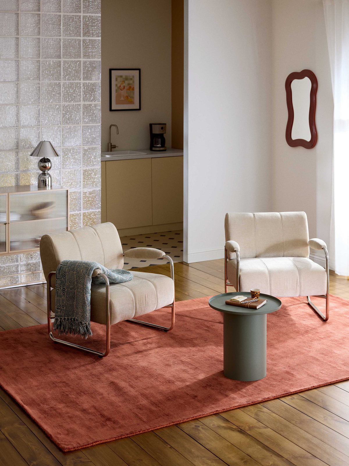 Simpales Jane Rug in Hand-Woven Viscose