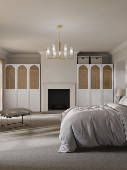Simpales Jeanne Modular Wardrobe with Hinged Doors, 50 cm Wide, in Various Sizes