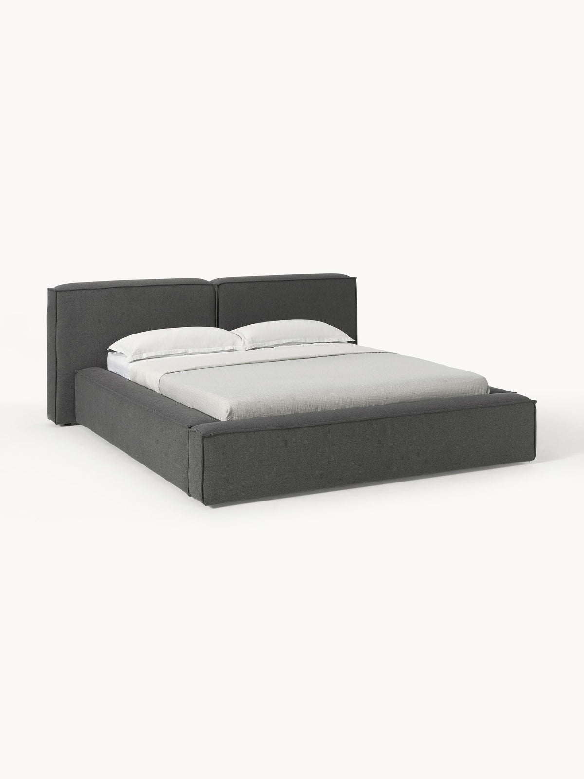 Simpales Lennon Bed Frame, Upholstered