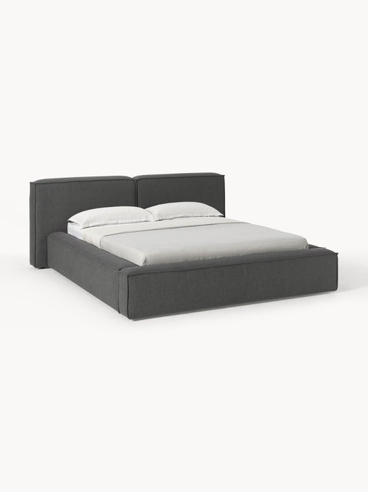 Simpales Lennon Bed Frame, Upholstered