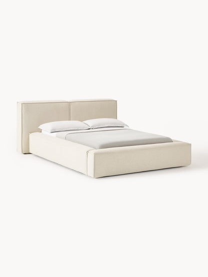 Simpales Lennon Bed with Storage, Upholstered