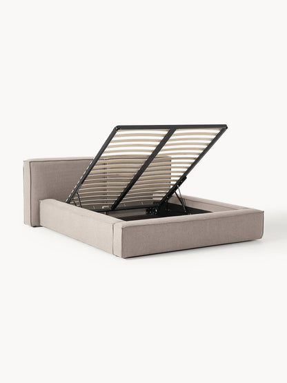 Simpales Lennon Bed with Storage, Upholstered
