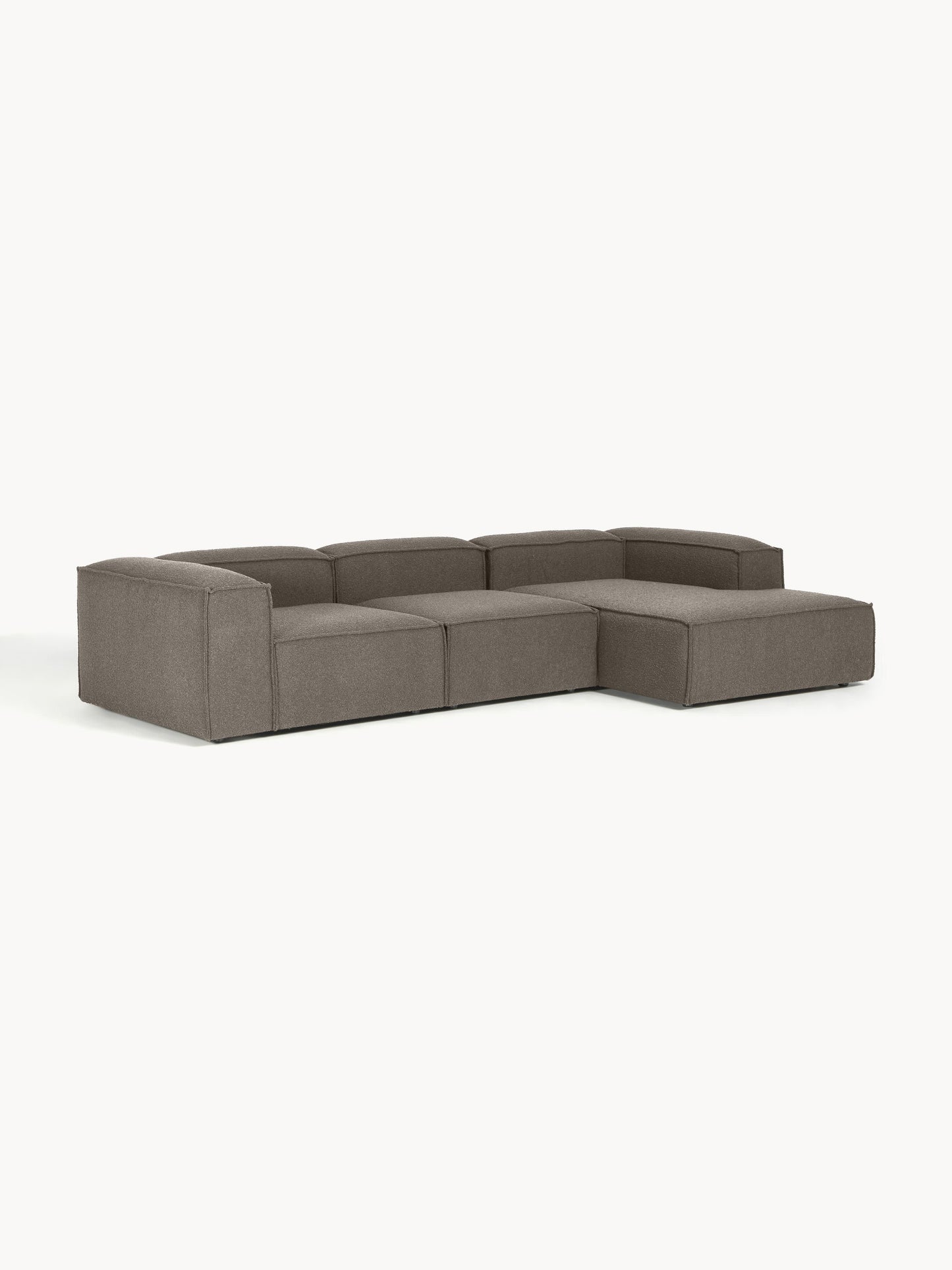 Simpales Lennon Bouclé Modular Corner Sofa, 4-Seater