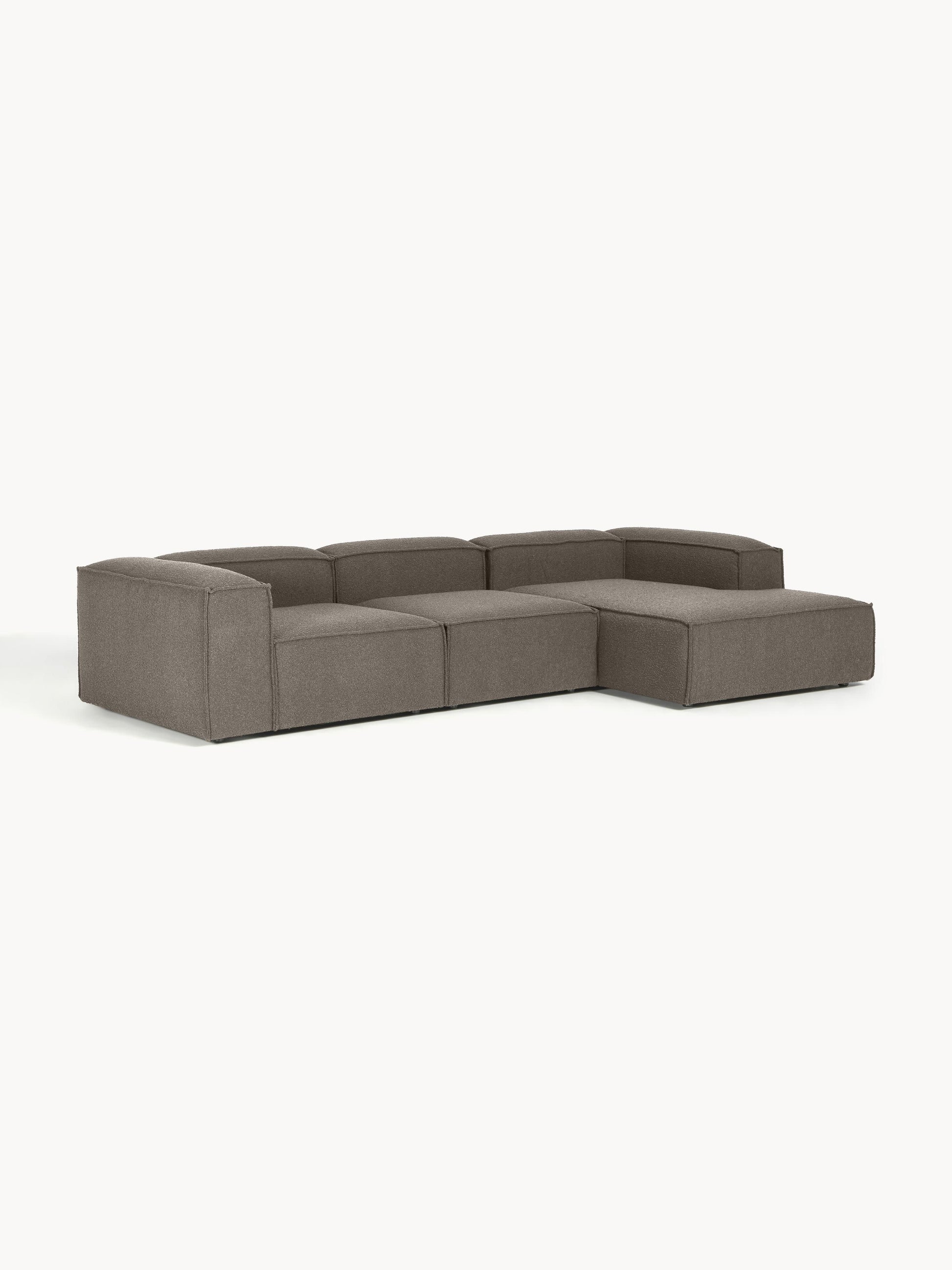 Simpales Lennon Bouclé Modular Corner Sofa, 4-Seater