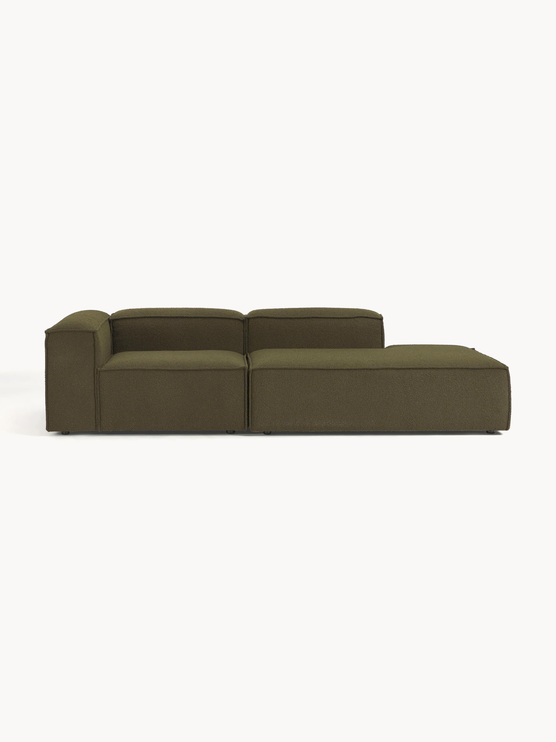 Simpales Lennon Bouclé Ottoman, Modular