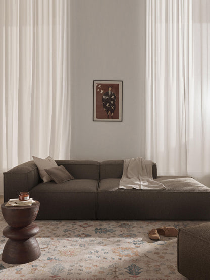 Simpales Lennon Bouclé Ottoman, Modular