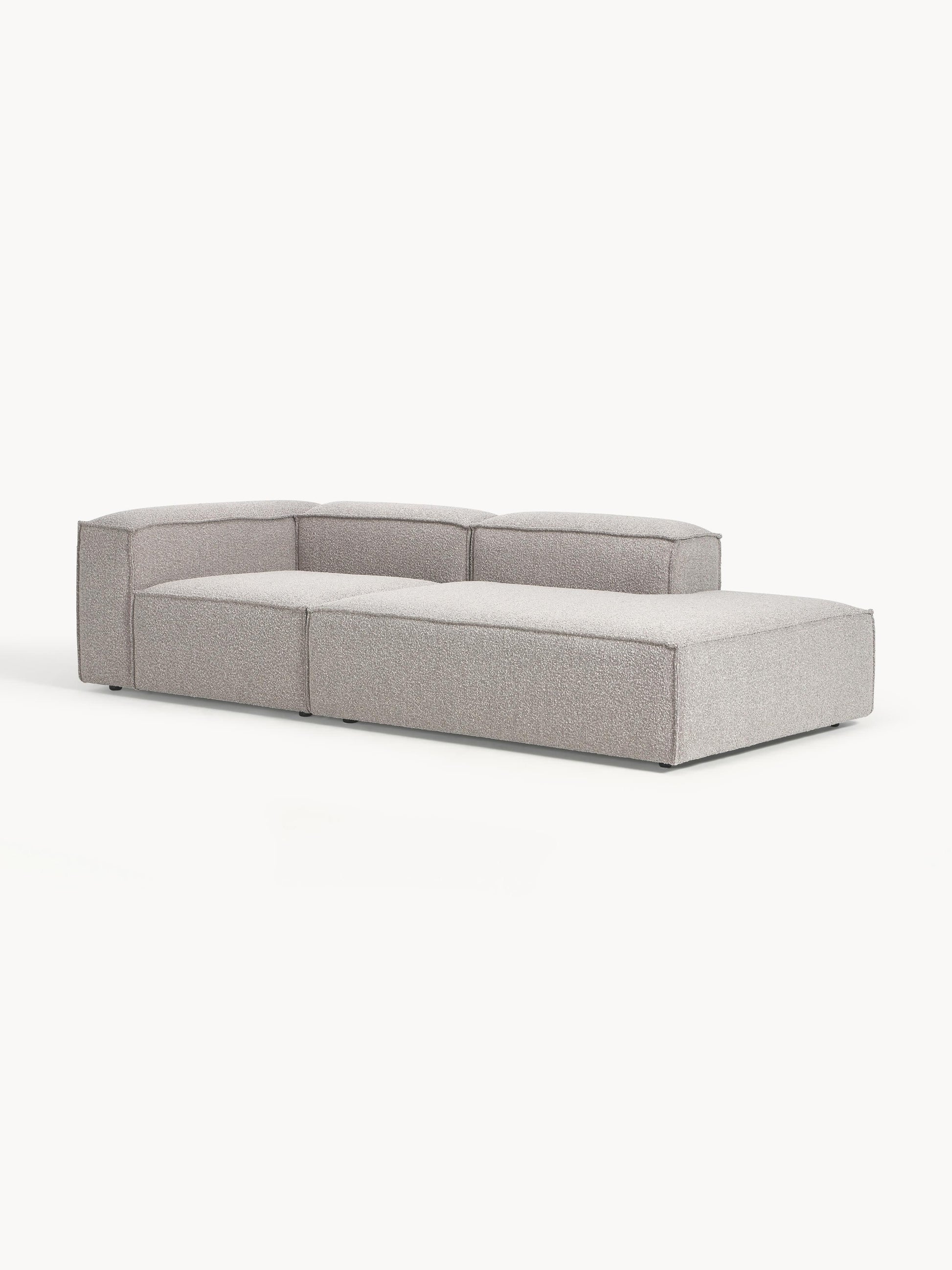 Simpales Lennon Bouclé Ottoman, Modular