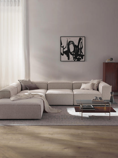 Simpales Lennon Bouclé XL Modular Corner Sofa, 4-Seater
