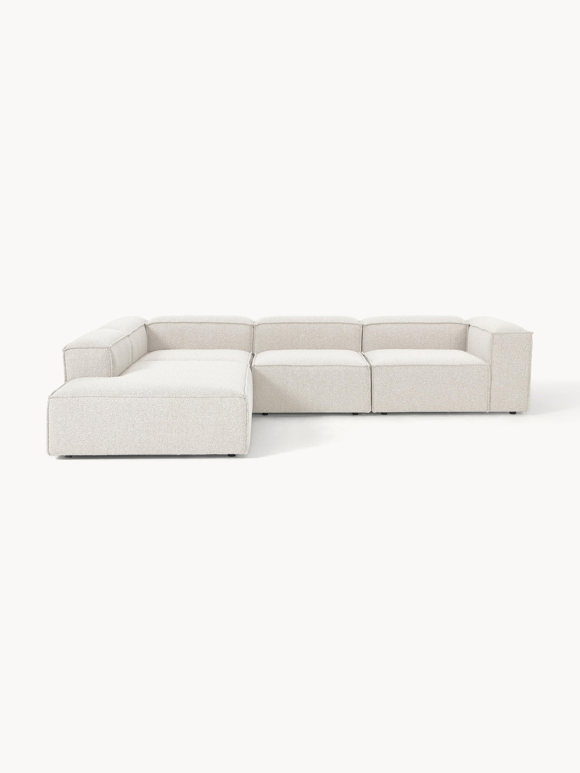Simpales Lennon Bouclé XL Modular Corner Sofa, 4-Seater