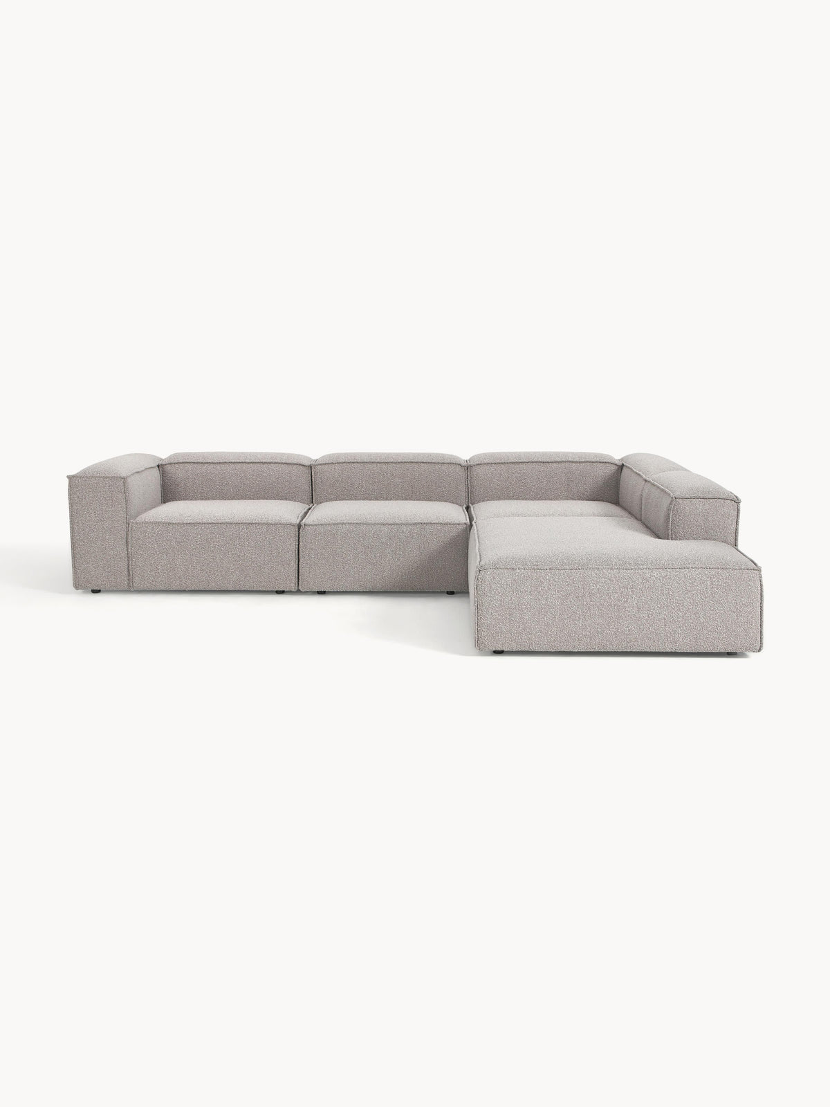 Simpales Lennon Bouclé XL Modular Corner Sofa, 4-Seater