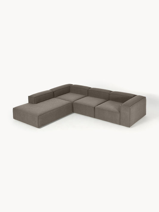 Simpales Lennon Bouclé XL Modular Corner Sofa, 4-Seater