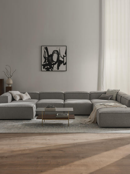 Simpales Lennon Bouclé XL Sofa, Modular