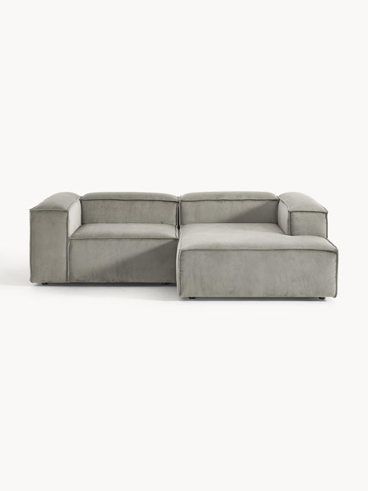 Simpales Lennon Corduroy Modular Corner Sofa, 2-Seater