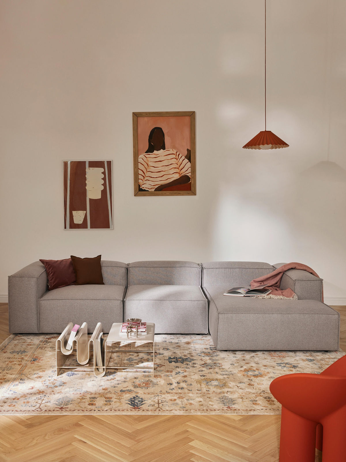 Simpales Lennon Corner Sofa, Modular, 4-Seater