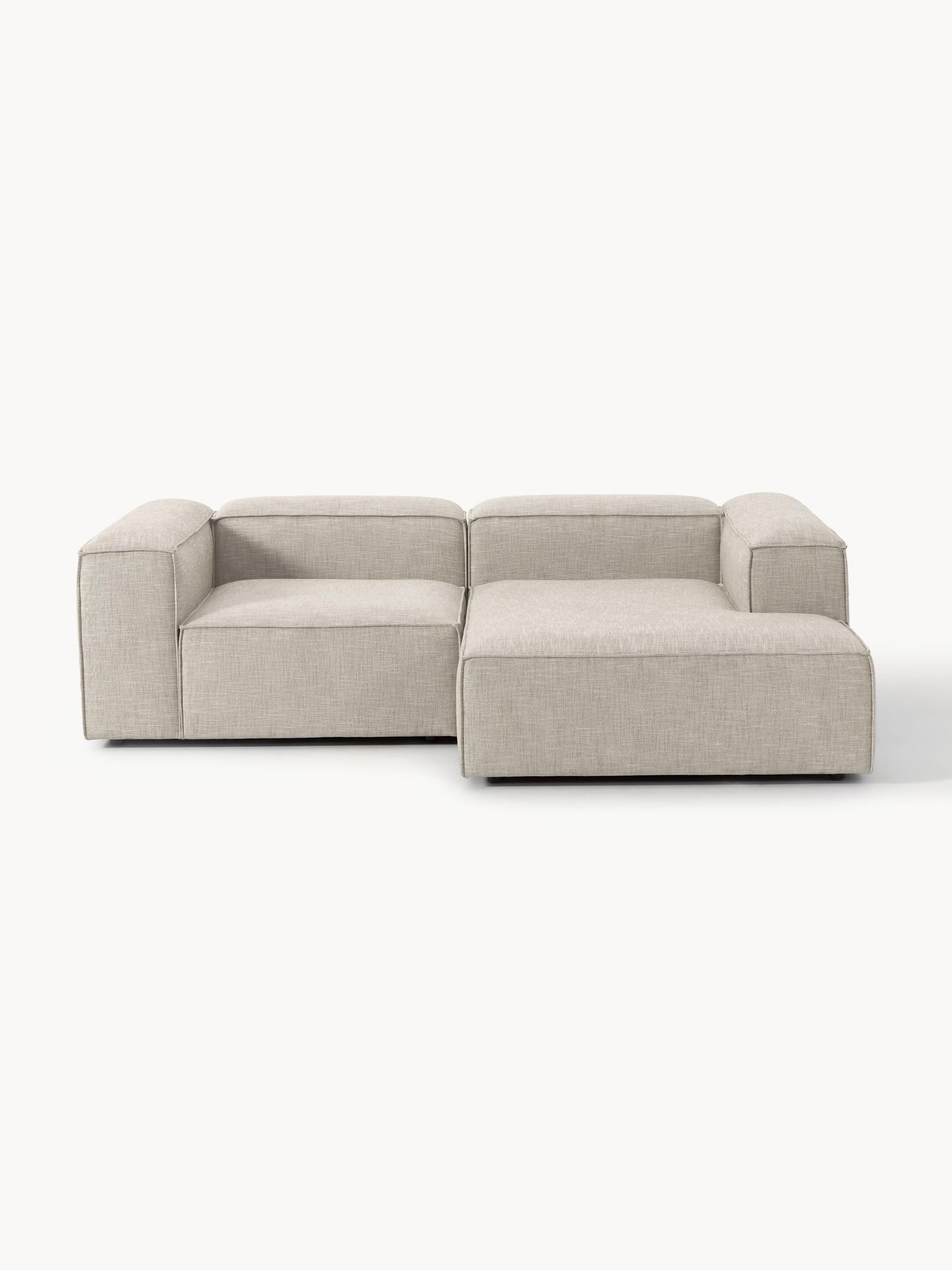 Simpales Lennon Linen Blend Modular Corner Sofa, 2-Seater