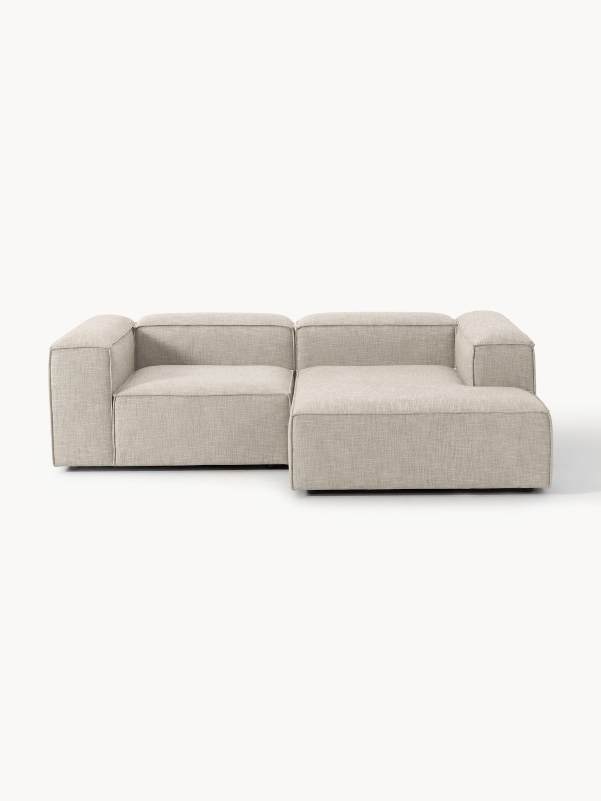 Simpales Lennon Linen Blend Modular Corner Sofa, 2-Seater