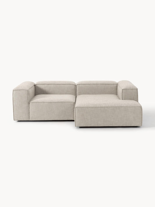 Simpales Lennon Linen Blend Modular Corner Sofa, 2-Seater