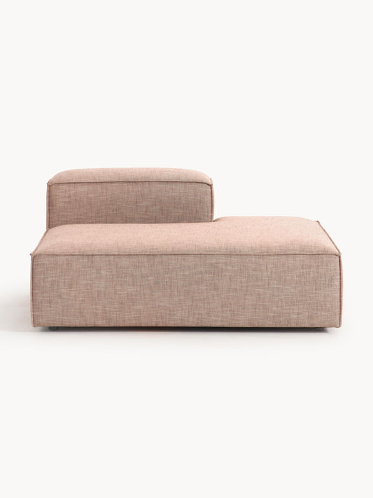 Simpales Lennon Linen Blend Ottoman Module