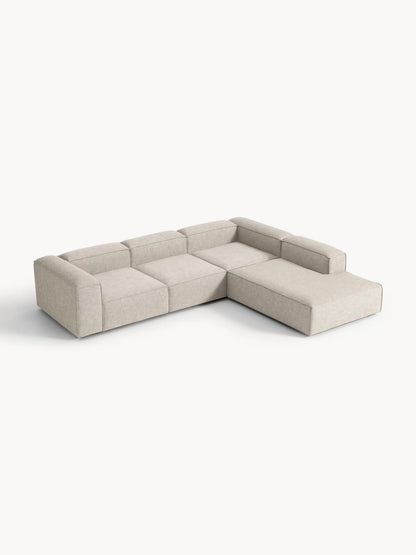 Simpales Lennon Modular XL Corner Sofa in Linen Blend (4-Seater)