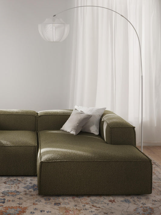 Simpales Lennon Ottoman Corner Module, Bouclé