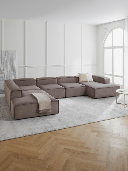Simpales Lennon Ottoman Corner Module, Corduroy