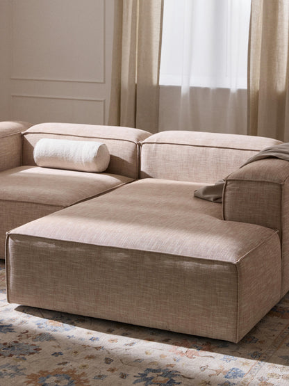 Simpales Lennon Ottoman Corner Module, Linen Blend