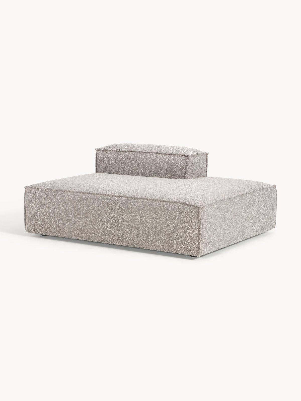 Simpales Lennon Ottoman Module, Bouclé