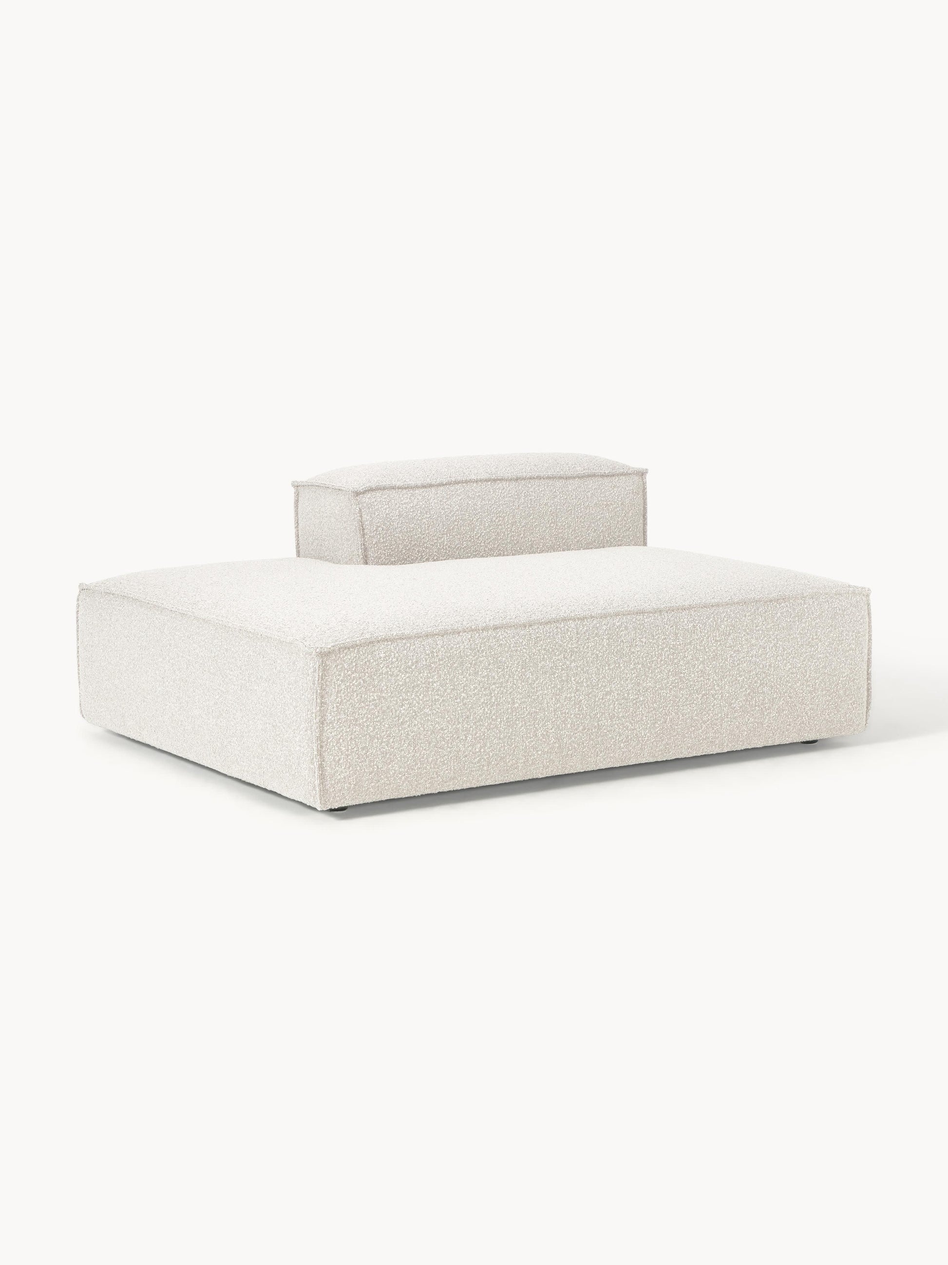 Simpales Lennon Ottoman Module, Bouclé