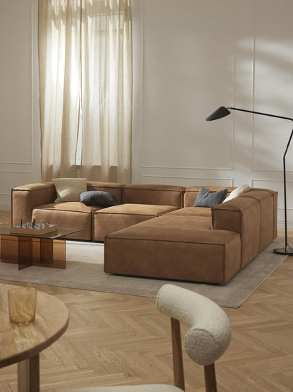 Simpales Lennon Ottoman Module, Leather