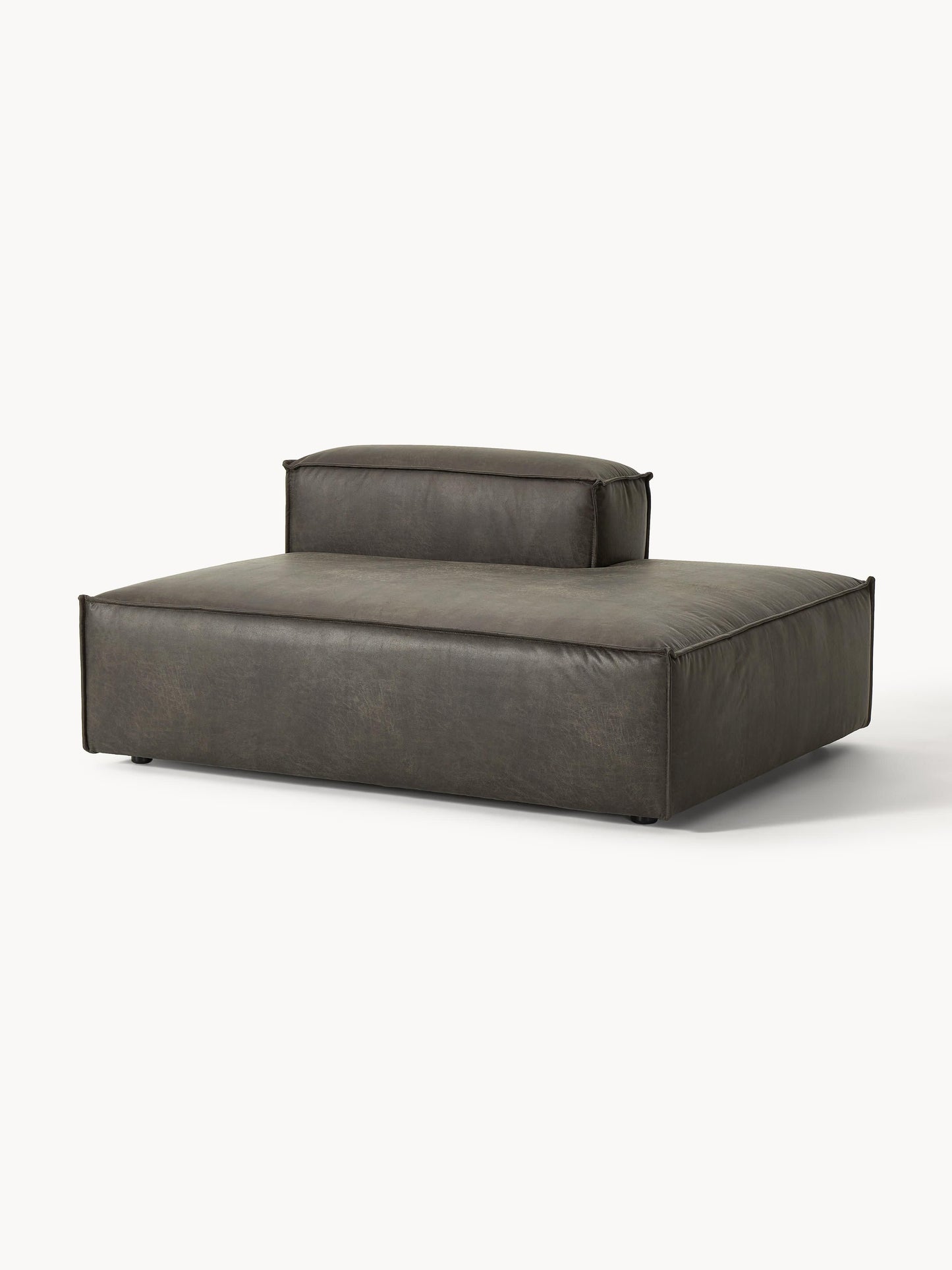 Simpales Lennon Ottoman Module, Leather