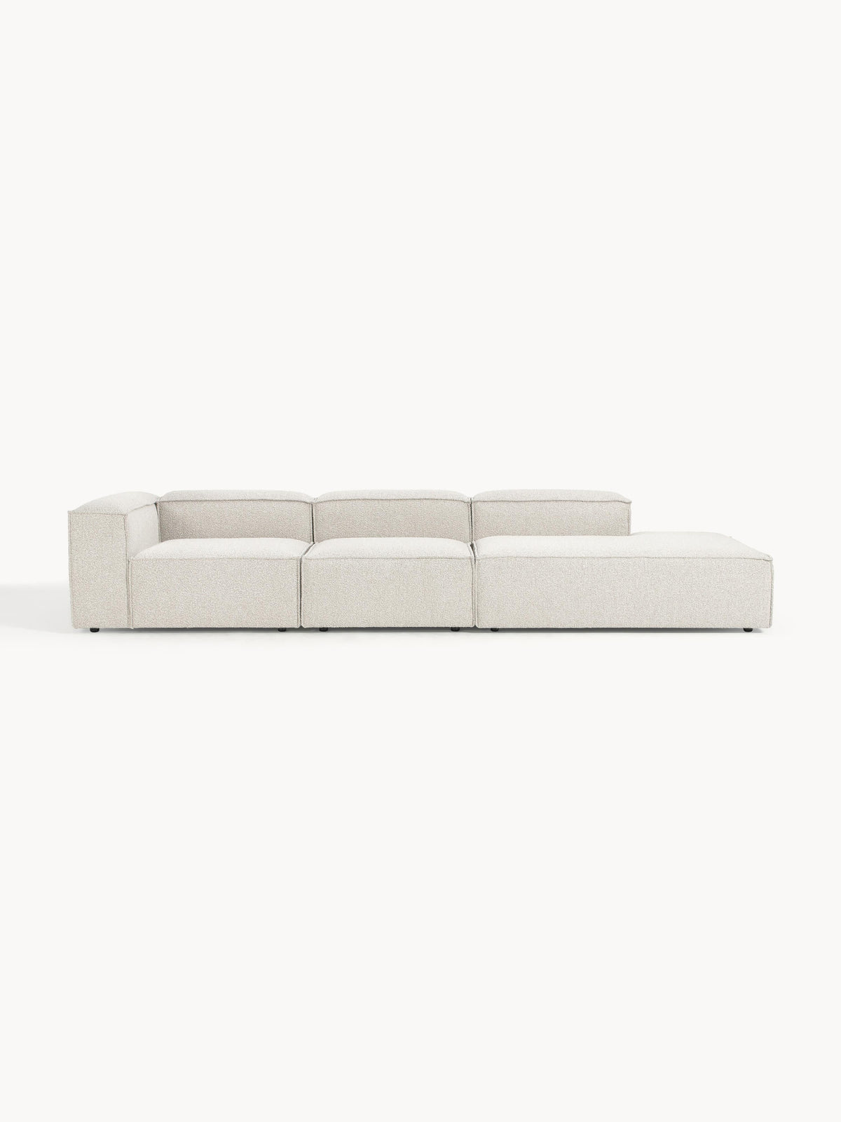 Simpales Lennon XL Modular Ottoman, Bouclé