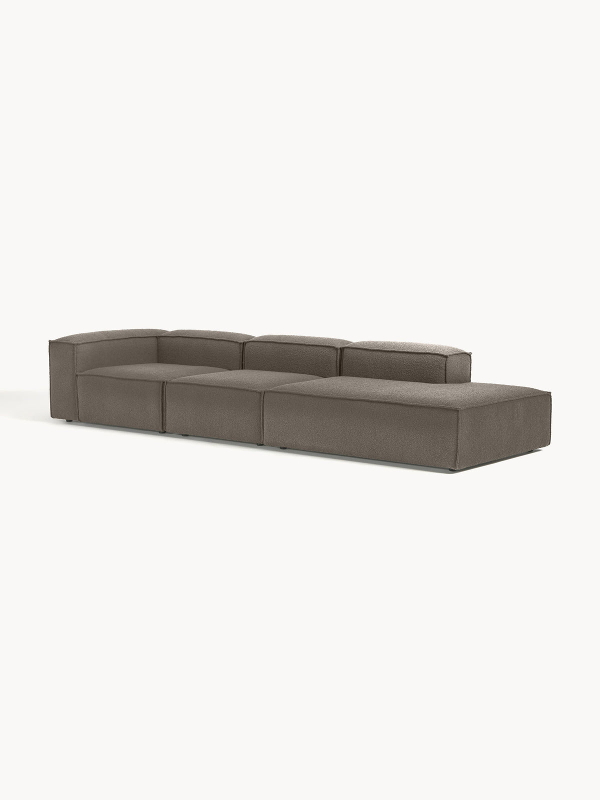 Simpales Lennon XL Modular Ottoman, Bouclé