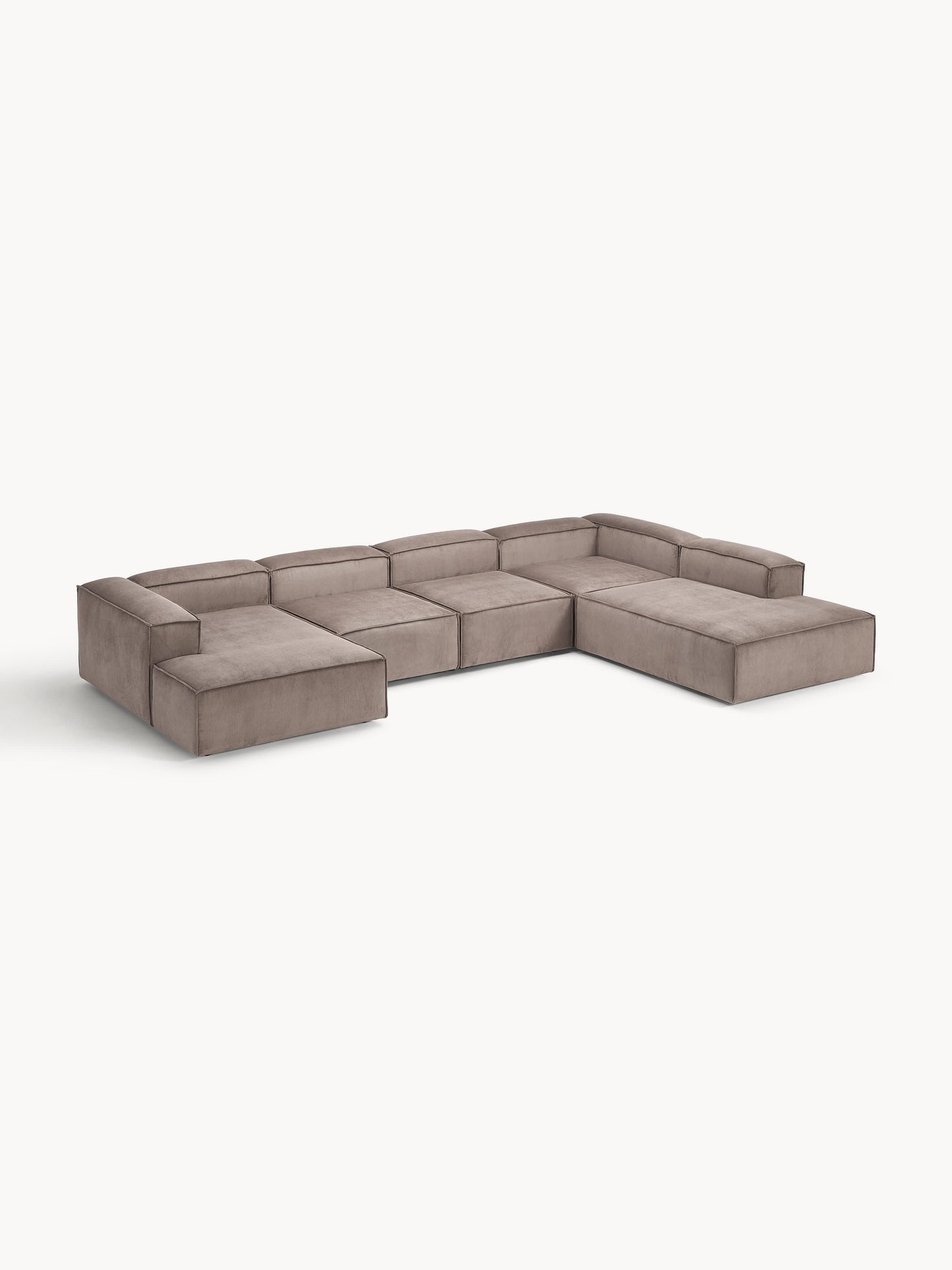 Simpales Lennon XL Modular Sofa, Corduroy