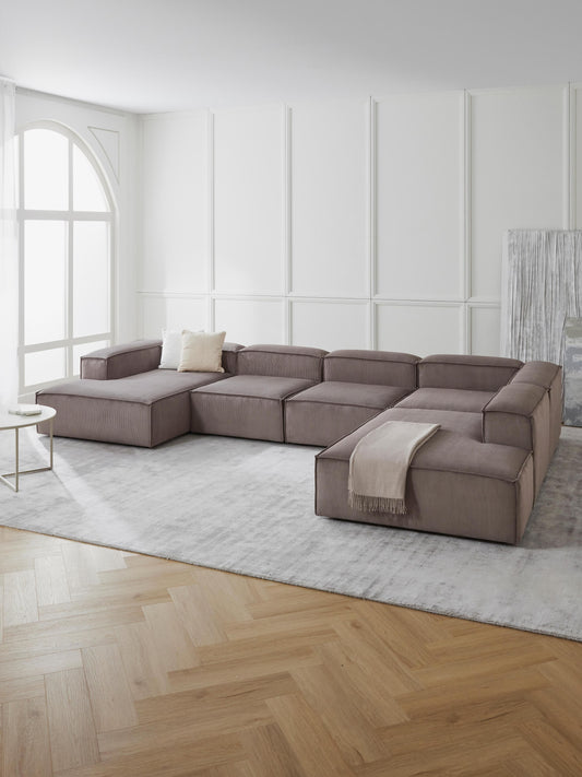 Simpales Lennon XL Modular Sofa, Corduroy