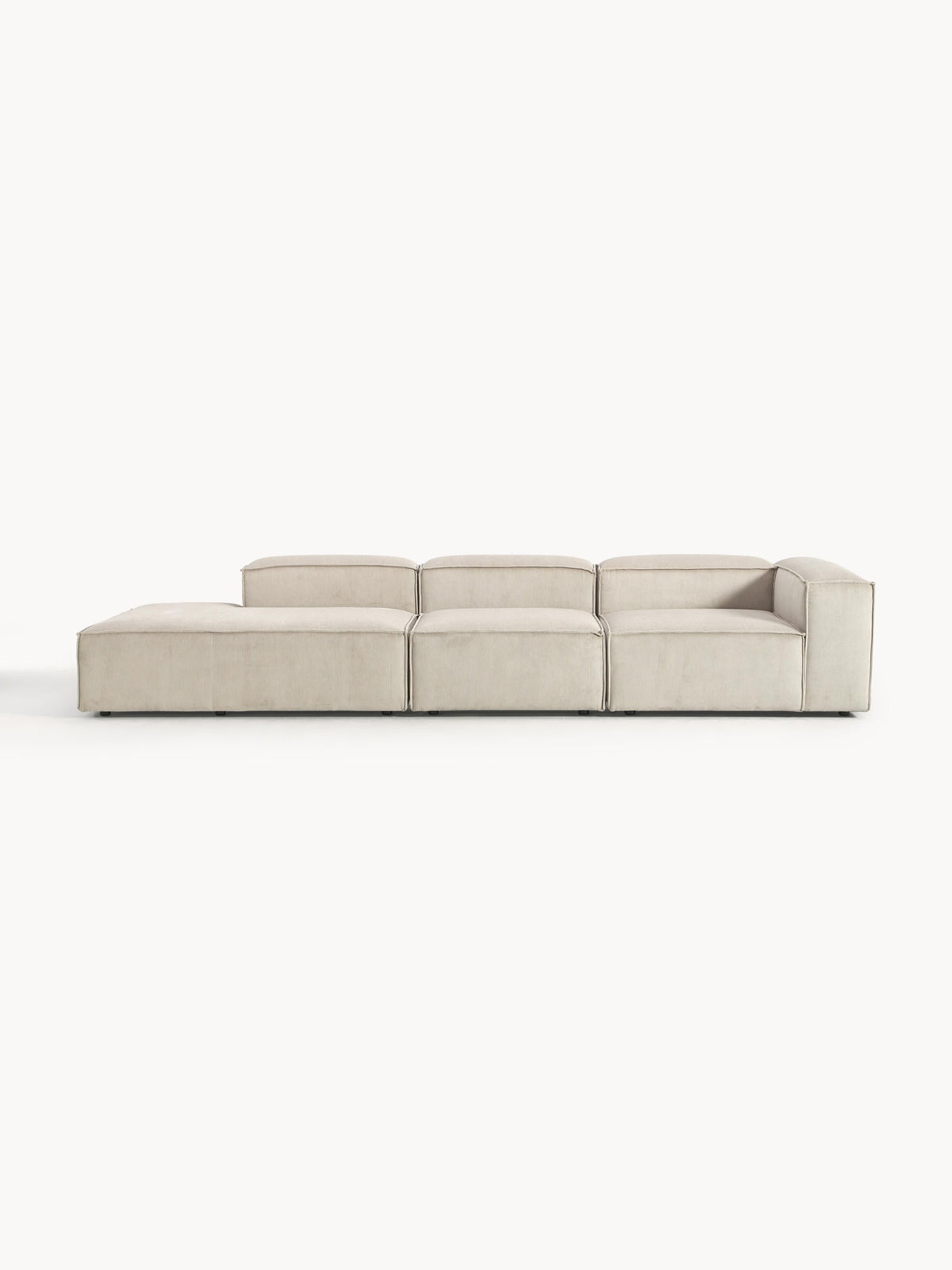 Simpales Lennon XL Ottoman in Corduroy, Modular