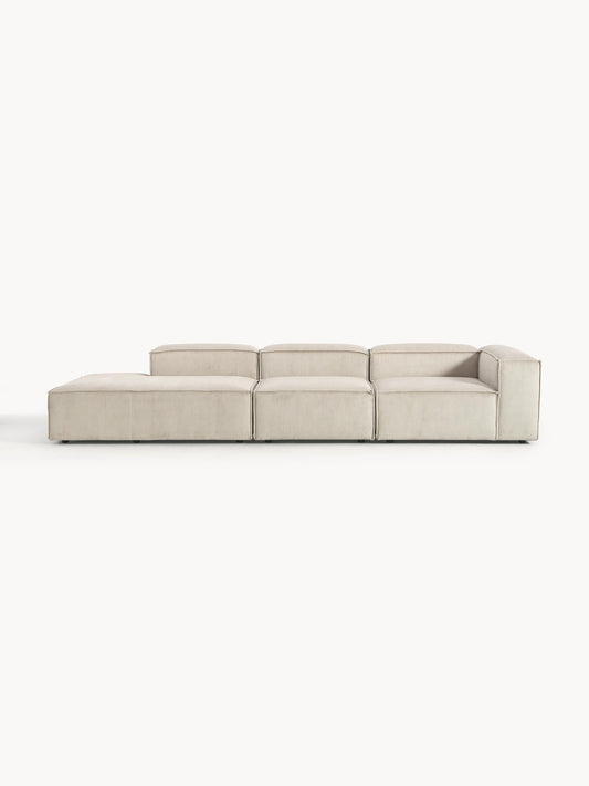 Simpales Lennon XL Ottoman in Corduroy, Modular