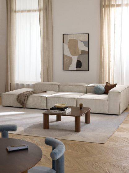Simpales Lennon XL Ottoman in Corduroy, Modular