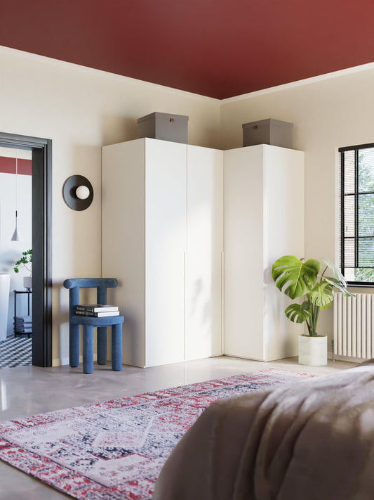 Simpales Leon Modular Wardrobe for Corners, 165 cm Wide, in Various Sizes
