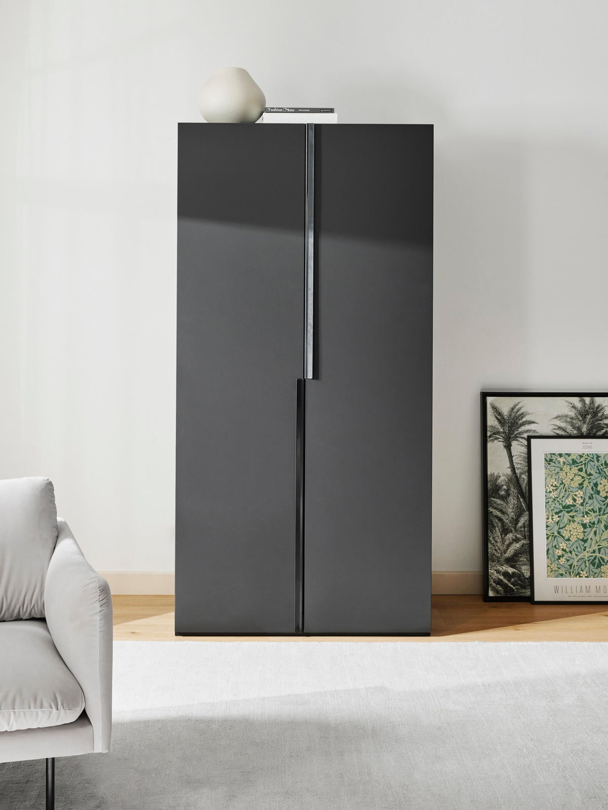Simpales Leon Modular Wardrobe with Hinged Doors, 100 cm Wide, in Various Sizes