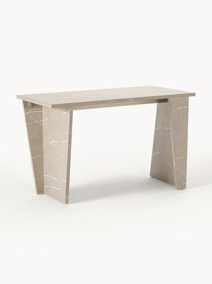 Simpales Liam Desk with Travertine Look