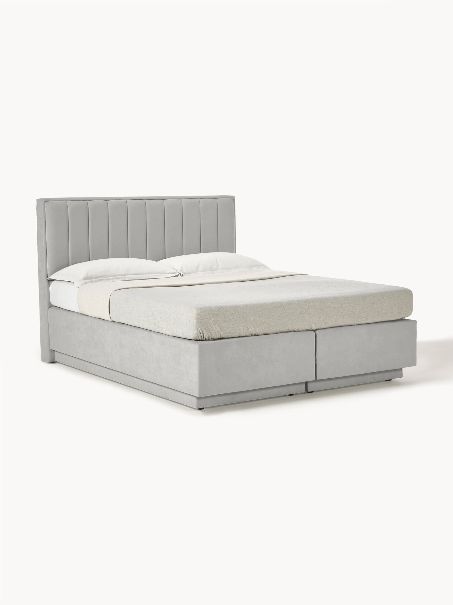 Simpales Livia Bed with Box Spring and Storage