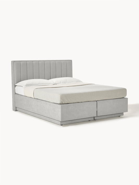 Simpales Livia Bed with Box Spring and Storage