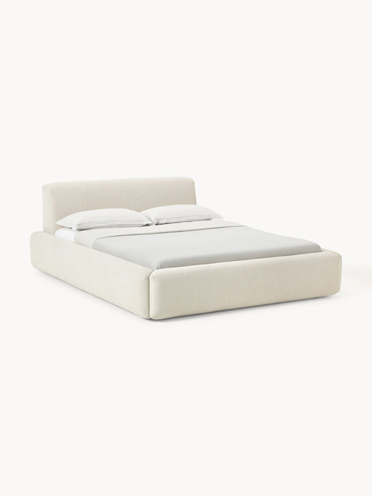 Simpales Melva Bed with Storage, Upholstered