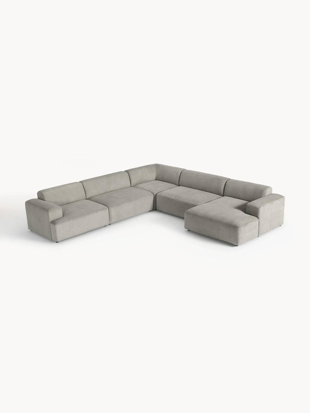 Simpales Melva Corduroy Corner Sofa, XL