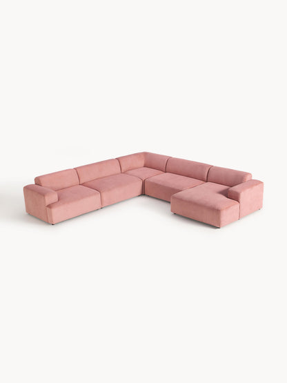 Simpales Melva Corduroy Corner Sofa, XL