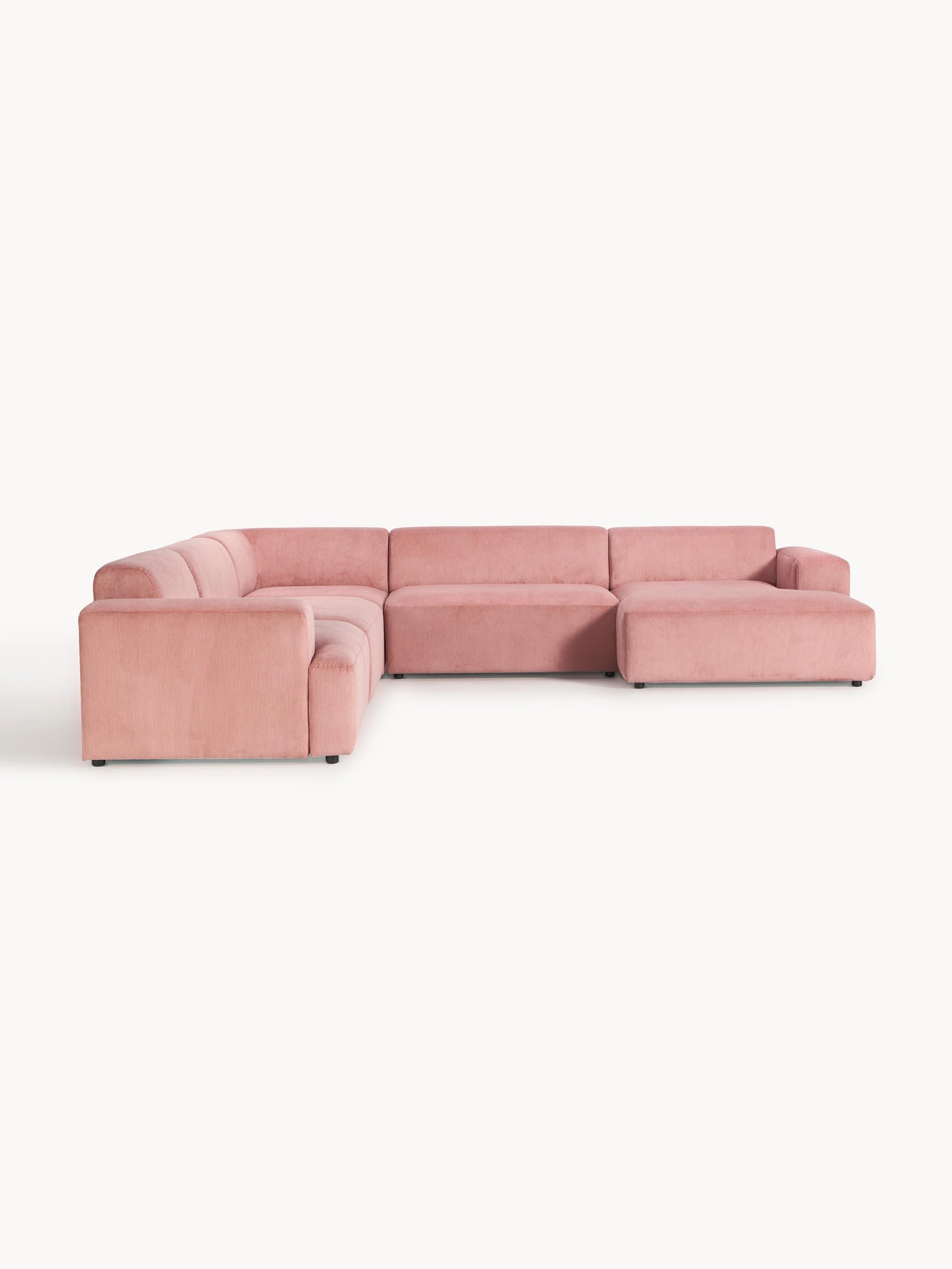 Simpales Melva Corduroy Corner Sofa, XL