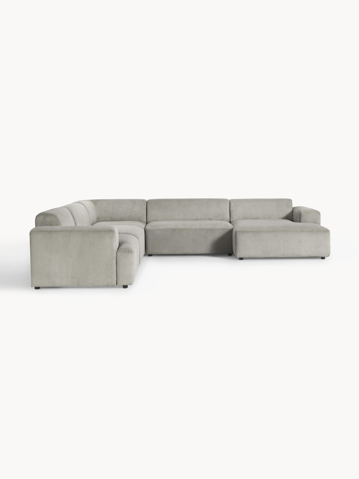 Simpales Melva Corduroy Corner Sofa, XL