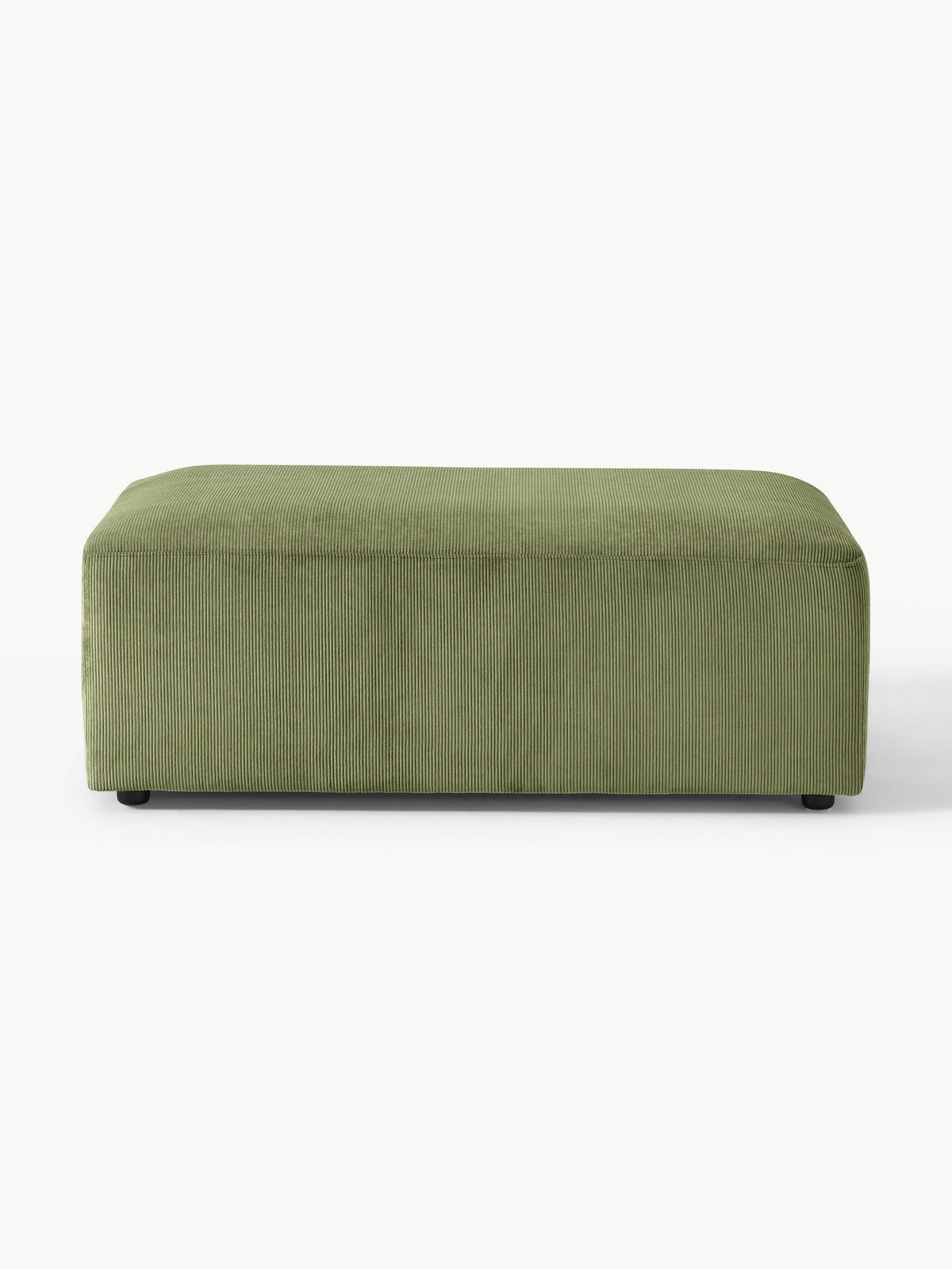 Simpales Melva Corduroy Ottoman in XL, W 116 x D 72 cm