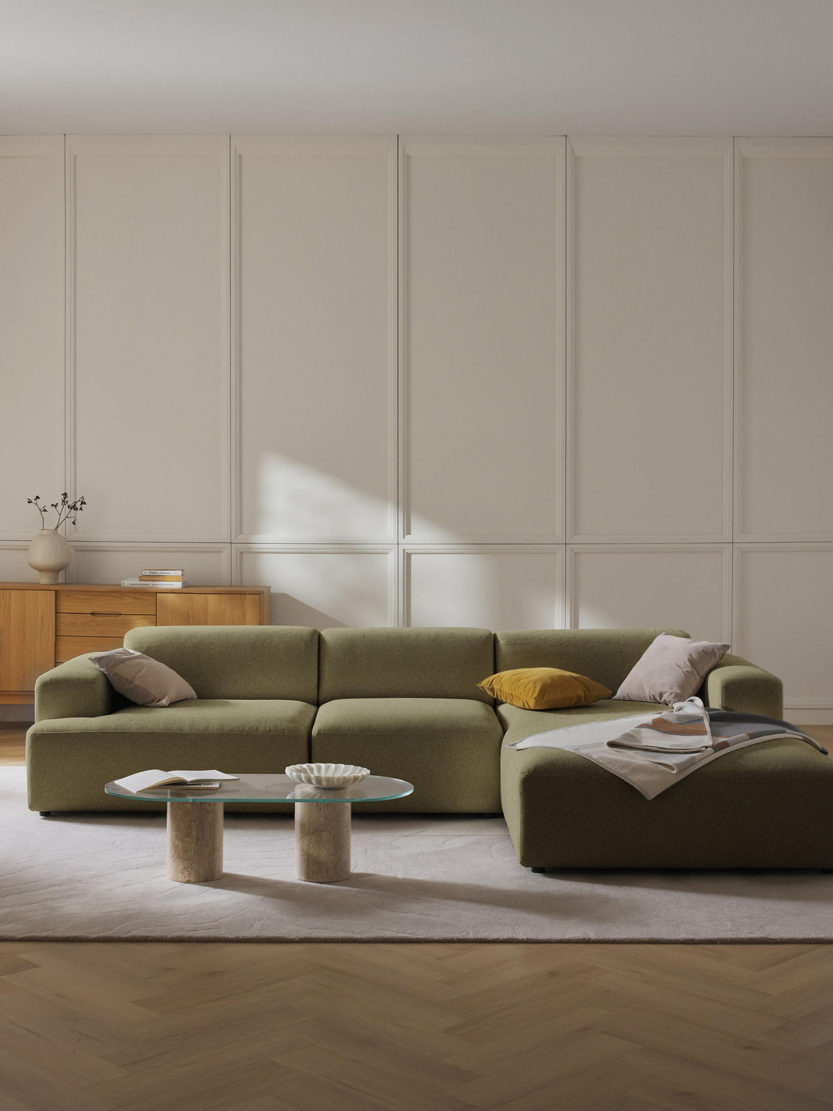 Simpales Melva Corner Sofa – 4-Seater
