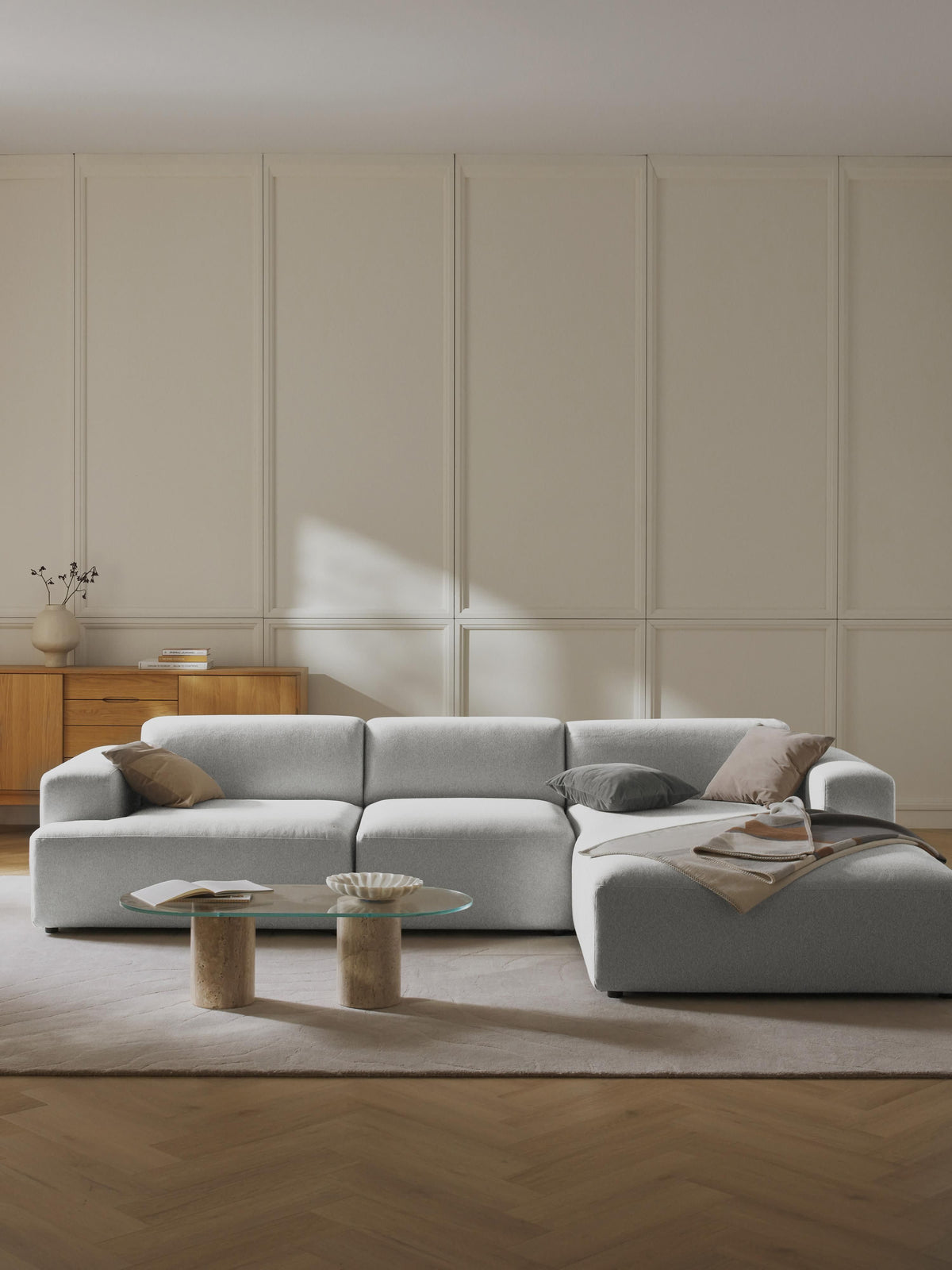 Simpales Melva Corner Sofa – 4-Seater